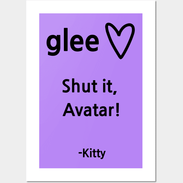 Glee/Kitty Wall Art by Said with wit